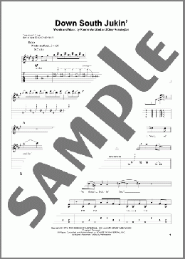 Down South Jukin'(Lynyrd Skynyrd) 楽譜 ギタースコア ダウンロード