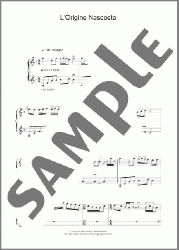 L'Origine Nascosta(Ludovico Einaudi) 楽譜 ピアノ（ソロ） ダウンロード