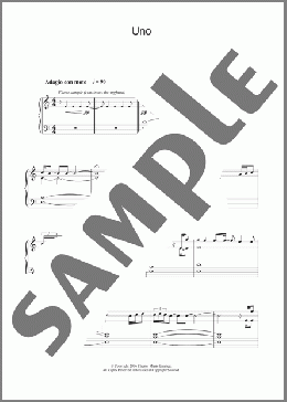 Uno(Ludovico Einaudi) 楽譜 ピアノ（ソロ） ダウンロード