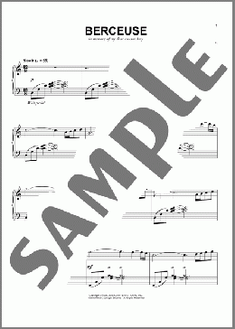 Berceuse(Suzanne Ciani) 楽譜 ピアノ（ソロ） ダウンロード