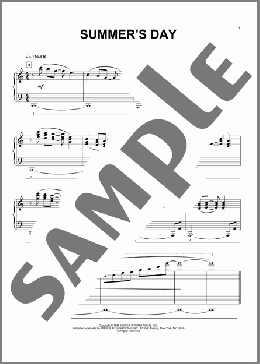 Summer's Day(Suzanne Ciani) 楽譜 ピアノ（ソロ） ダウンロード