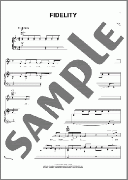 Fidelity(Regina Spektor) 楽譜 ピアノ & ボーカル & ギター ダウンロード