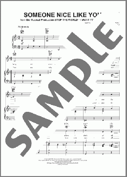 Someone Nice Like You(Leslie Bricusse) 楽譜 ピアノ & ボーカル & ギター ダウンロード