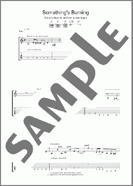 Something's Burning(The Stone Roses) 楽譜 ギター（ソロ） ダウンロード