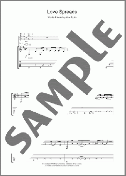 Love Spreads(The Stone Roses) 楽譜 ギター（ソロ） ダウンロード