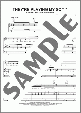 They're Playing My Song(Marvin Hamlisch/Carole Bayer Sager) 楽譜 ピアノ & ボーカル & ギター ダウンロード