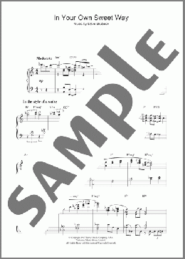 In Your Own Sweet Way(Dave Brubeck) 楽譜 ピアノ（ソロ） ダウンロード