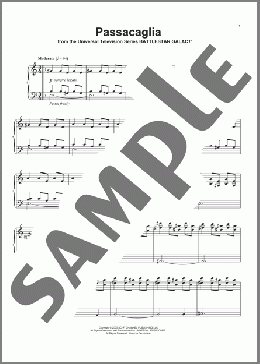 Passacaglia(Bear McCreary/Battlestar Galactica (TV Series)) 楽譜 ピアノ（ソロ） ダウンロード
