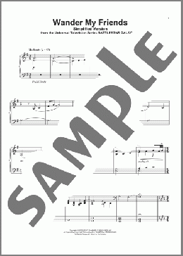 Wander My Friends (Simplified Version)(Bear McCreary/Battlestar Galactica (TV Series)) 楽譜 ピアノ（ソロ） ダウンロード