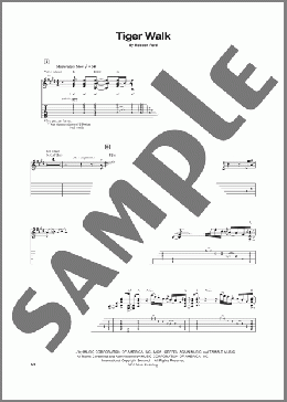 Tiger Walk(Robben Ford) 楽譜 ギター（ソロ） ダウンロード