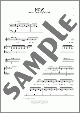 Now(Stephen Sondheim/A Little Night Music (Musical)) 楽譜 ピアノ & ボーカル ダウンロード