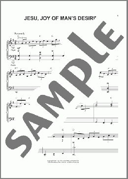 Jesu, Joy Of Man's Desiring(Johann Sebastian Bach) 楽譜 その他 ダウンロード