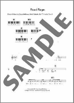 Road Rage(Catatonia) 楽譜 ピアノ（歌詞 & コード） ダウンロード