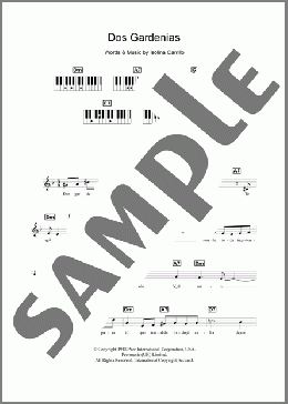 Dos Gardenias(The Buena Vista Social Club) 楽譜 ピアノ（歌詞 & コード） ダウンロード