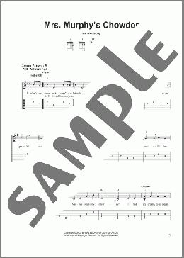 Mrs. Murphy's Chowder(Irish Folksong) 楽譜 ギター（ソロ） ダウンロード