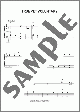 Trumpet Voluntary(Jeremiah Clarke) 楽譜 その他 ダウンロード