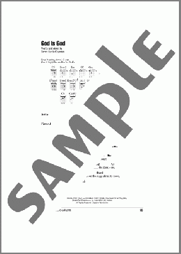 God Is God(Steven Curtis Chapman) 楽譜 ギター（コード） ダウンロード