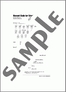 Moment Made For Worshipping(Steven Curtis Chapman) 楽譜 ギター（コード） ダウンロード