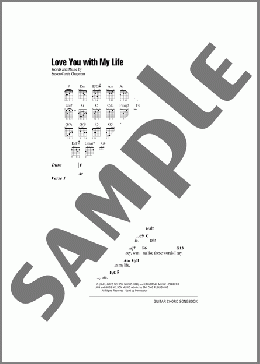 Love You With My Life(Steven Curtis Chapman) 楽譜 ギター（コード） ダウンロード