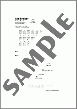 See The Glory(Steven Curtis Chapman) 楽譜 ギター（コード） ダウンロード