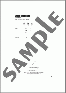 Cross Road Blues (Crossroads)(Cream/Eric Clapton/Robert Johnson) 楽譜 ギター（コード） ダウンロード