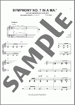 Symphony No. 7 In A Major, Second Movement (Allegretto)(Ludwig Van Beethoven/The King's Speech (Movie)) 楽譜 ピアノ（ソロ） ダウンロード