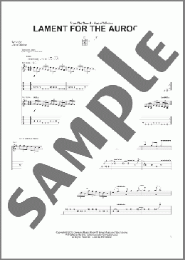 Lament For The Aurochs(The Sword) 楽譜 ギター（ソロ） ダウンロード