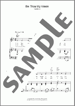 Be Thou My Vision(Traditional/Mary E. Byrne) 楽譜 その他 ダウンロード