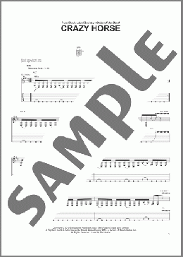 Crazy Horse(Zakk Wylde/Black Label Society) 楽譜 ギター（ソロ） ダウンロード