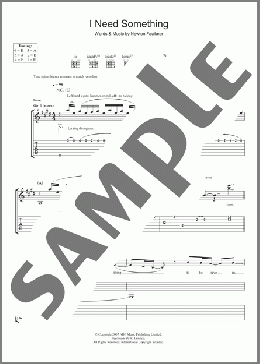I Need Something(Newton Faulkner) 楽譜 ギター（ソロ） ダウンロード