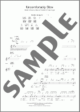 Uncomfortably Slow(Newton Faulkner) 楽譜 ギター（ソロ） ダウンロード