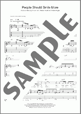 People Should Smile More(Newton Faulkner) 楽譜 ギター（ソロ） ダウンロード