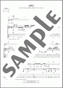 U.F.O.(Newton Faulkner) 楽譜 ギター（ソロ） ダウンロード