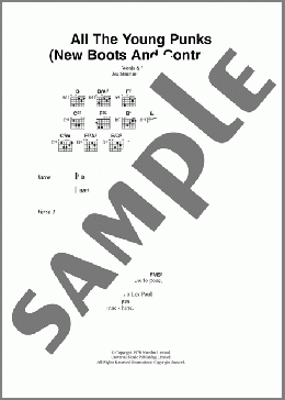 All The Young Punks (New Boots And Contracts)(The Clash) 楽譜 ギター（コード） ダウンロード