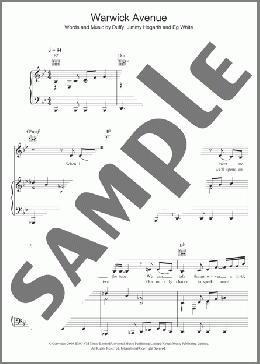 Warwick Avenue(Duffy) 楽譜 その他 ダウンロード
