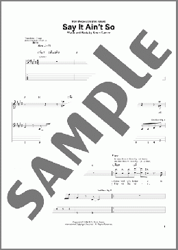 Say It Ain't So(Weezer) 楽譜 ベース ダウンロード