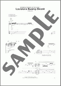 Louisiana Swamp Swank(Steve Vai) 楽譜 ギター（ソロ） ダウンロード