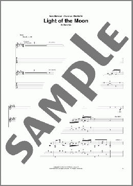 Light Of The Moon(Steve Vai) 楽譜 ギター（ソロ） ダウンロード