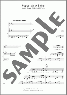 Puppet On A String(Sandie Shaw) 楽譜 その他 ダウンロード