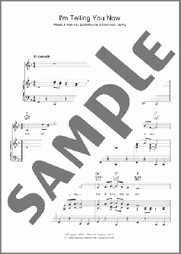 I'm Telling You Now     (Garrity/Murray)(Freddie And The Dreamers) 楽譜 その他 ダウンロード