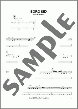 Borg Sex(Joe Satriani) 楽譜 ベース ダウンロード