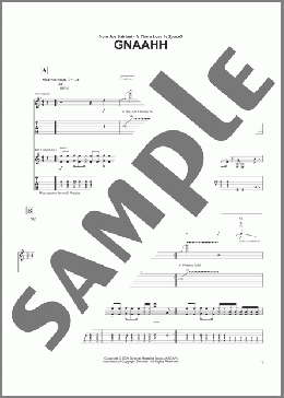 Gnaahh(Joe Satriani) 楽譜 ギター（ソロ） ダウンロード