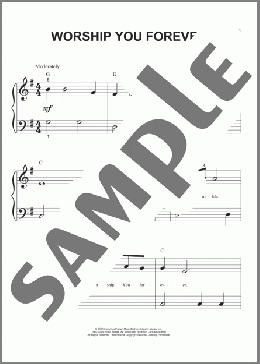 Worship You Forever(Todd Fields) 楽譜 ピアノ（ソロ） ダウンロード