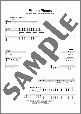 Million Pieces(Newsboys) 楽譜 ギタースコア ダウンロード