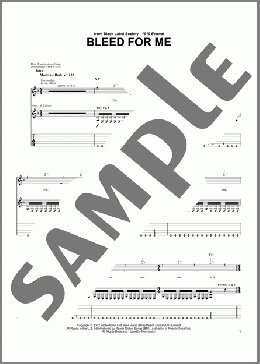 Bleed For Me(Zakk Wylde/Black Label Society) 楽譜 ギター（ソロ） ダウンロード