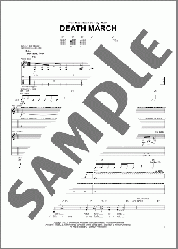 Death March(Zakk Wylde/Black Label Society) 楽譜 ギター（ソロ） ダウンロード