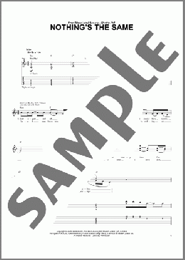 Nothing's The Same(Zakk Wylde/Black Label Society) 楽譜 ギター（ソロ） ダウンロード