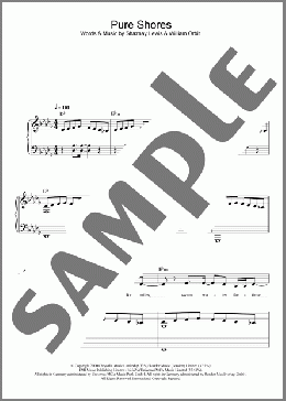 Pure Shores(All Saints) 楽譜 ピアノ（ソロ） ダウンロード