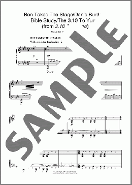 Ben Takes The Stage / Dan's Burden / Bible Study / The 3:10 To Yuma(Marco Beltrami) 楽譜 ピアノ（ソロ） ダウンロード