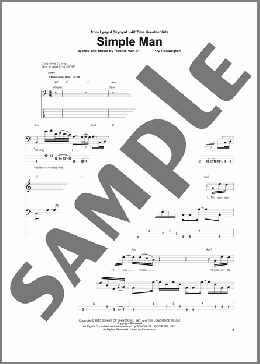 Simple Man(Lynyrd Skynyrd) 楽譜 ベース ダウンロード